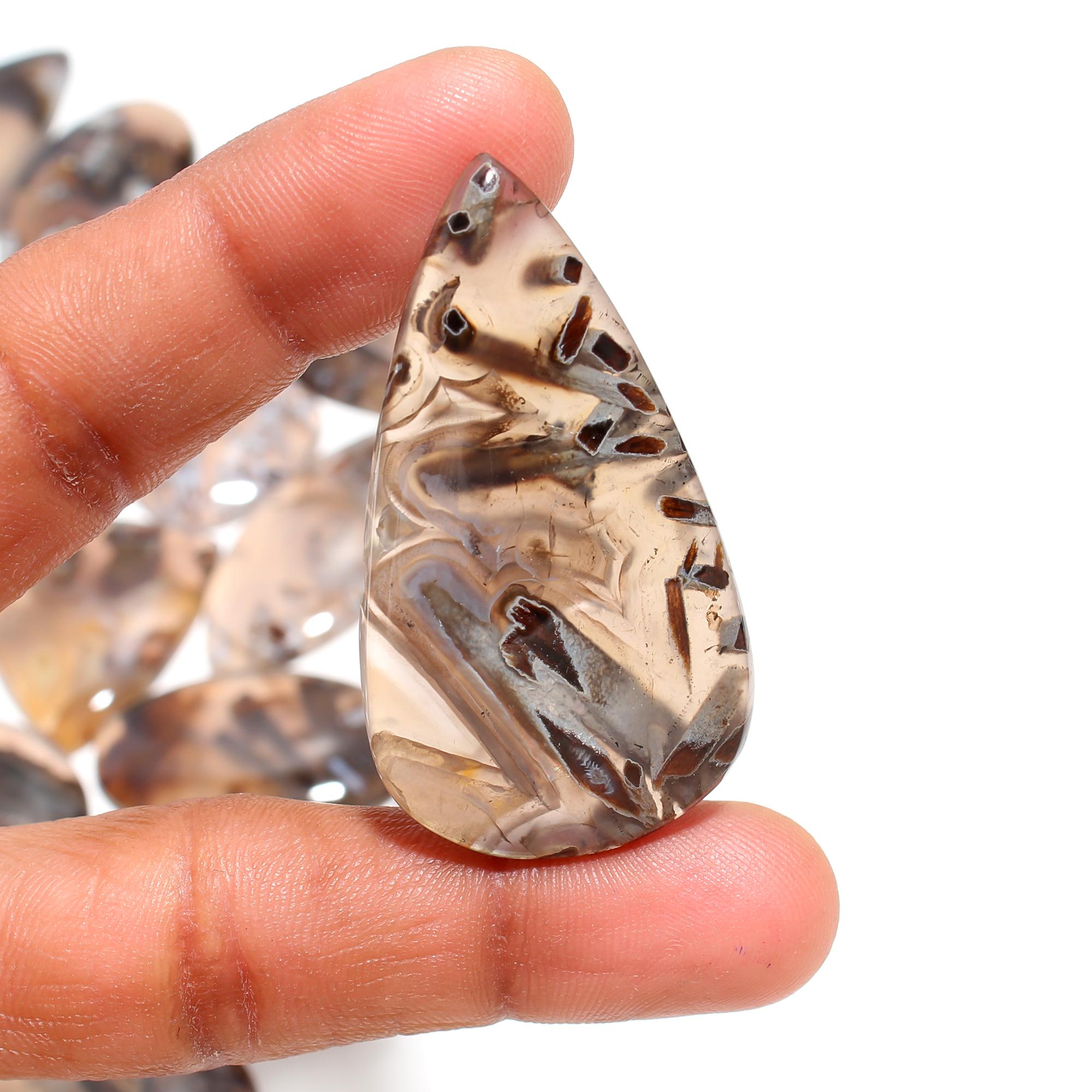 Natural Stick Agate – Earthy Brown & White Healing Crystal from Turkey