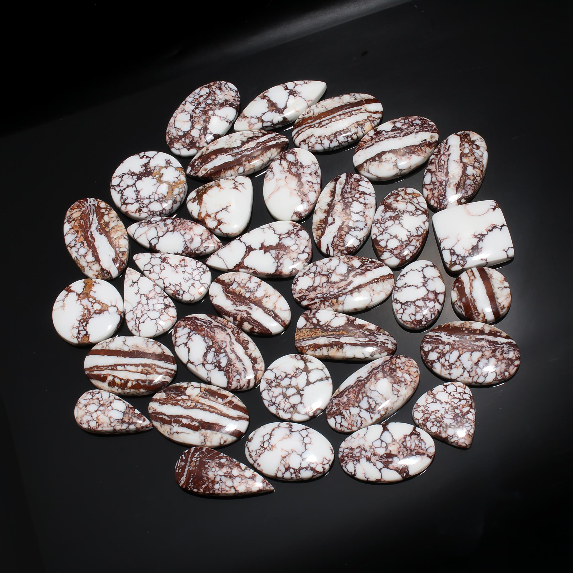 Natural Wild Horse Stone – Earthy Red & White Desert Crystal from Arizona, USA - Image 3