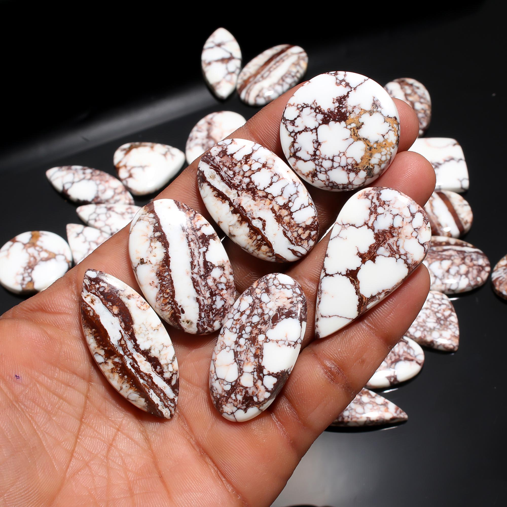 Natural Wild Horse Stone – Earthy Red & White Desert Crystal from Arizona, USA - Image 2