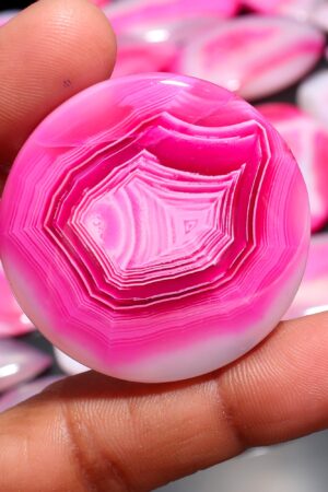 Natural Botswana Agate Tumbled Stones – Earthy Banded Healing Crystals from India