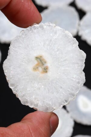 Natural Solar Eye – Golden & Red Healing Crystal from Africa