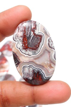 Natural Crazylace Agate – Laced Pattern Healing Crystal from Mexico