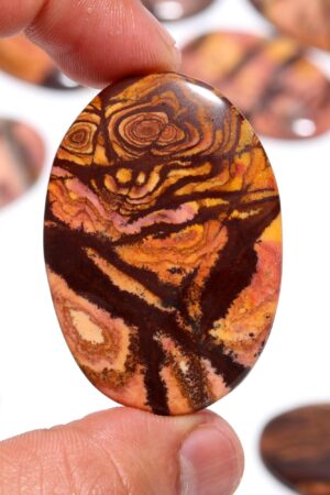 Natural Outback Jasper Polished Pebbles – Earthy Brown & Orange Gemstones from Australia