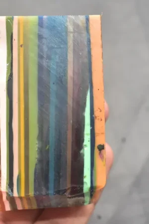 Surfite Surfboard Resin Wholesale Bulk Rough Surfstone Slices From California Gemstone / 75x43x45 mm / 758.20 Ct. / Loose Gemstone / Q-187