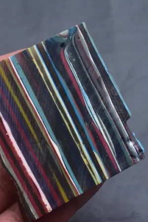 Surfite Surfboard Resin Wholesale Bulk Rough Surfstone Slices From California Gemstone / 58x52x13 mm / 239.50 Ct. / Loose Gemstone / Q-188