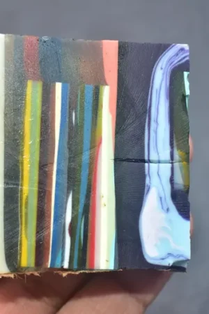 Surfite Surfboard Resin Wholesale Bulk Rough Surfstone Slices From California Gemstone / 55x46x20 mm / 262.60 Ct. / Loose Gemstone / Q-190