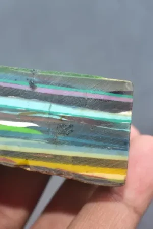 Surfite Surfboard Resin Wholesale Bulk Rough Surfstone Slices From California Gemstone / 56x36x28 mm / 30.00 Ct. / Loose Gemstone / P-497