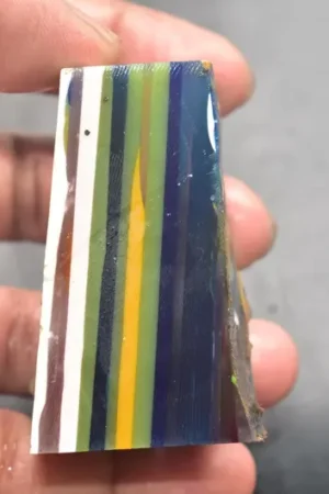 Surfite Surfboard Resin Wholesale Bulk Rough Surfstone Slices From California Gemstone / 56x40x28 mm / 385.40 Ct. / Loose Gemstone / Q-201