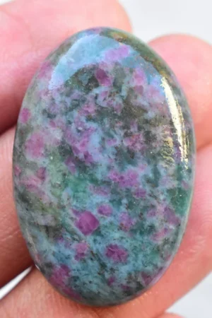 Ruby Kyanite Cabochon / Top Selection Ruby Kyanite Gemstone / Oval Shape / 45.00 Ct. / 34x22x6 mm / Loose Gemstone / G-767