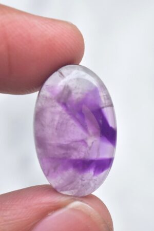 Star Amethyst Cabochon / High Quality Star Amethyst Trapiche Gemstone / Oval Shape / 13.85 Ct. / 21x13x6 mm / Loose Gemstone H-821