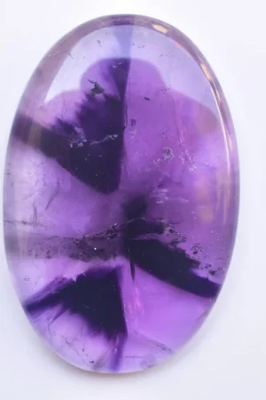 Star Amethyst Cabochon / High Quality Star Amethyst Trapiche Gemstone / Oval Shape / 72.20 Ct. / 44x29x6 mm / Loose Gemstone / I-863