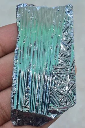 Title: Silicon Druzy Slice / Top Grade Silicon Druzy Gemstone Slab / 108.20 Ct. / 65×34×5 mm. / Loose Gemstone / N‑466