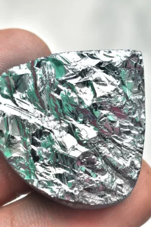 Title: Silicon Druzy Cabochon / Top Grade Silicon Druzy Gemstone / Round Shape / 77.45 Ct. / 34×8 mm. / Loose Gemstone / O‑601