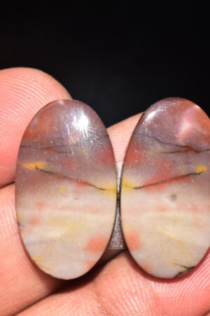 Mookaite Cabochon / Natural Red Mookaite Gemstone / For Wire Wrap Jewelry / Oval Shape / 29.95 Ct. / 24x14x5 mm. / Loose Gemstone / Q- 742